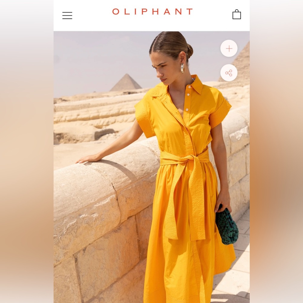 Oliphant Yellow Maxi Dress